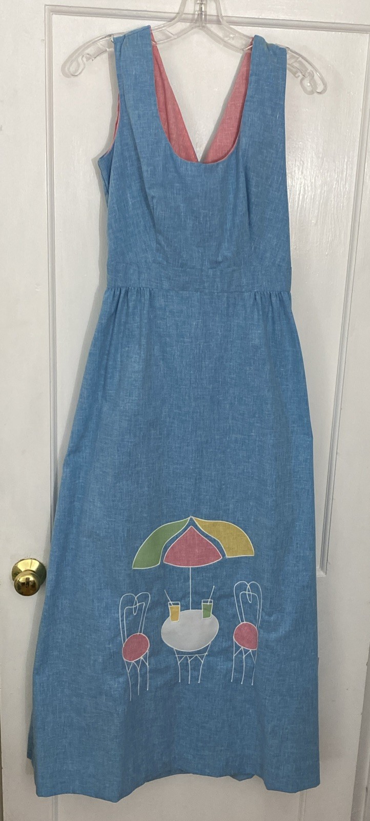 Vintage Concept 70s Swirl Dress Summer Cocktails
