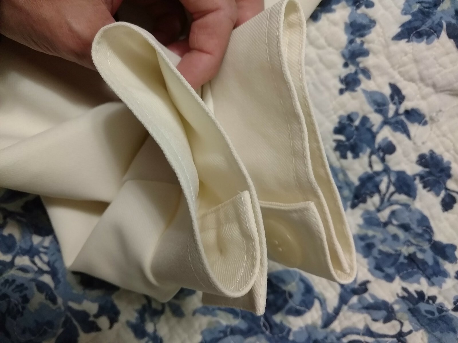 Vintage Jerold Jr Ivory Poly-twill collared trench coat or dress 7/8 with belt