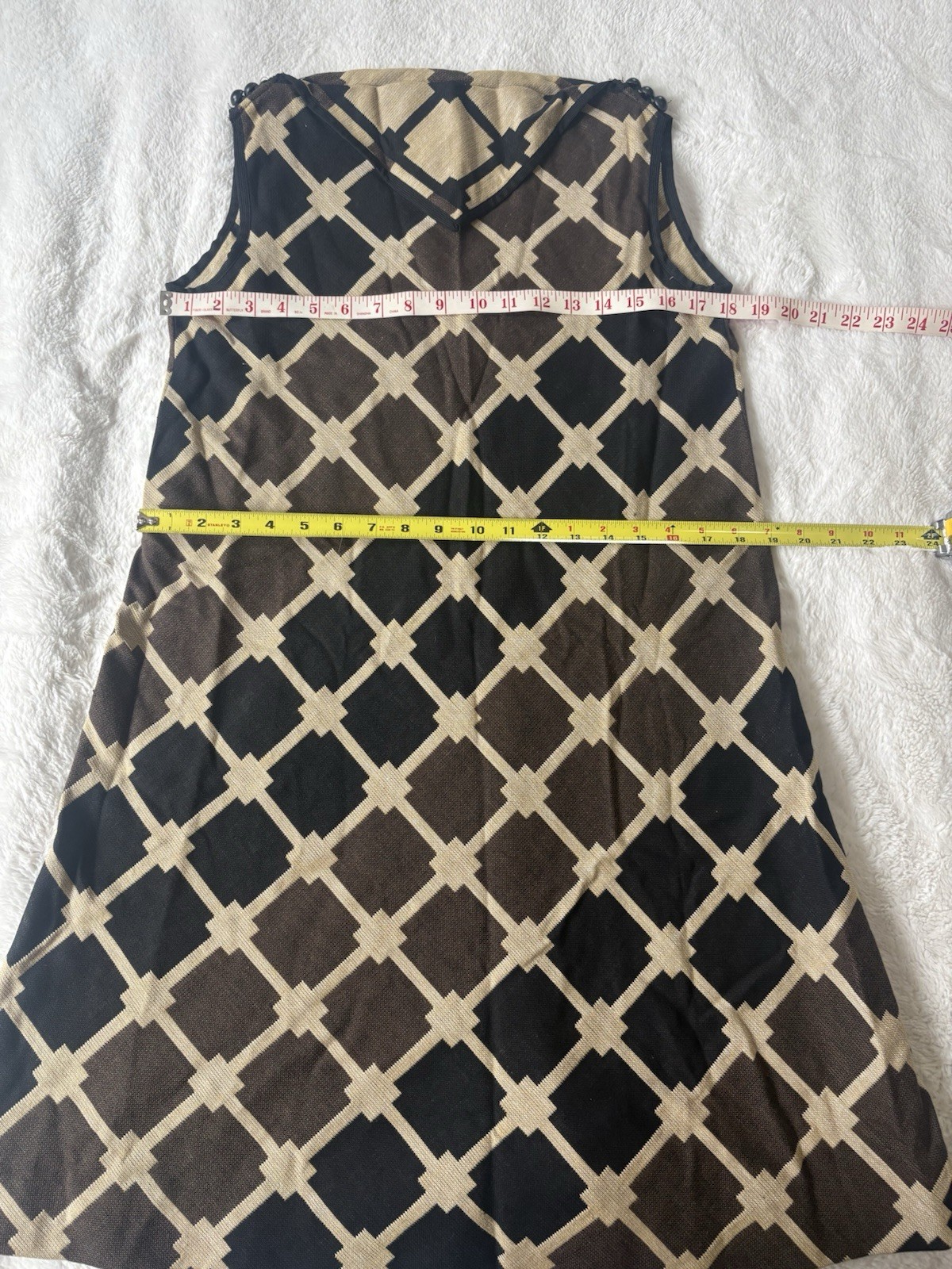 Mod Iconic Vintage 1960s 70s Women’s High Fashion Dress Bleeker at