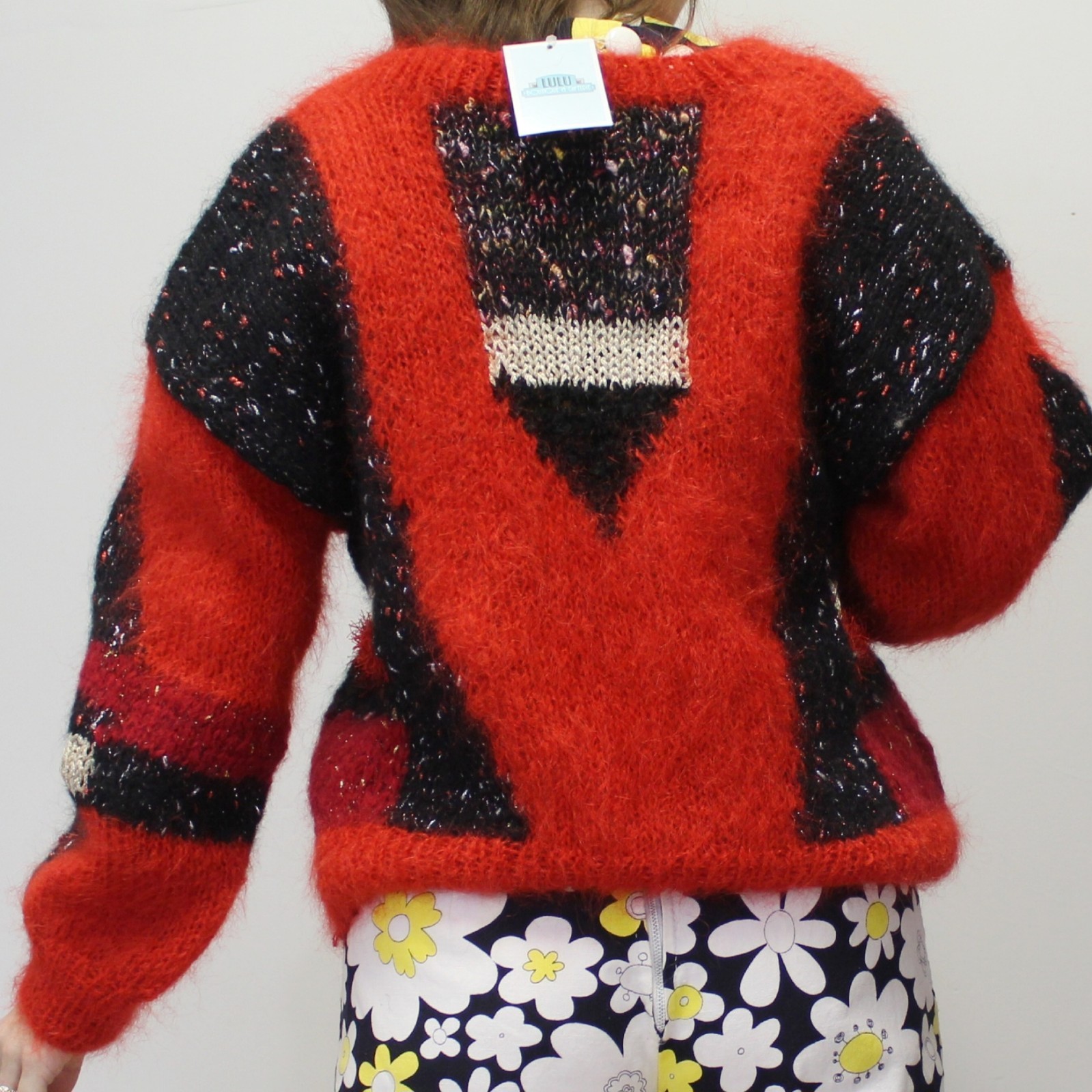 Vintage 80s Mohair Blend Sweater from Alba Handmade