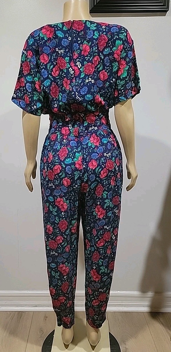 Ms. Choice Women’s Fits Modern Size S Floral Jumpsuit Vintage 90’s #1