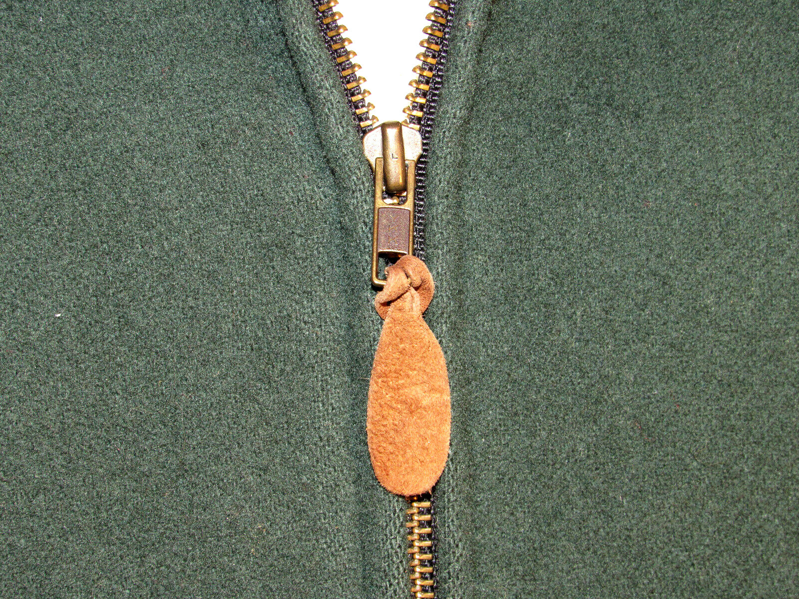 VINTAGE WOMEN’S LL BEAN FOREST GREEN WOOL ZIP-UP JACKET! COTTON LINING! USA! 44