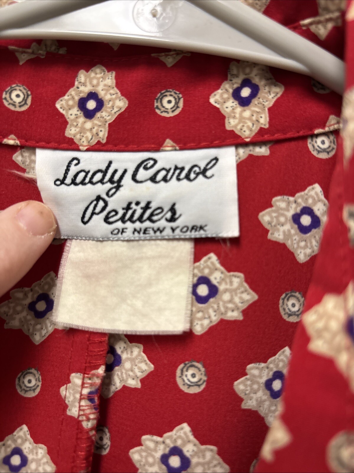 Vintage Lady Carol Petites Pleated Dress Belt Size 14 USA Made EUC