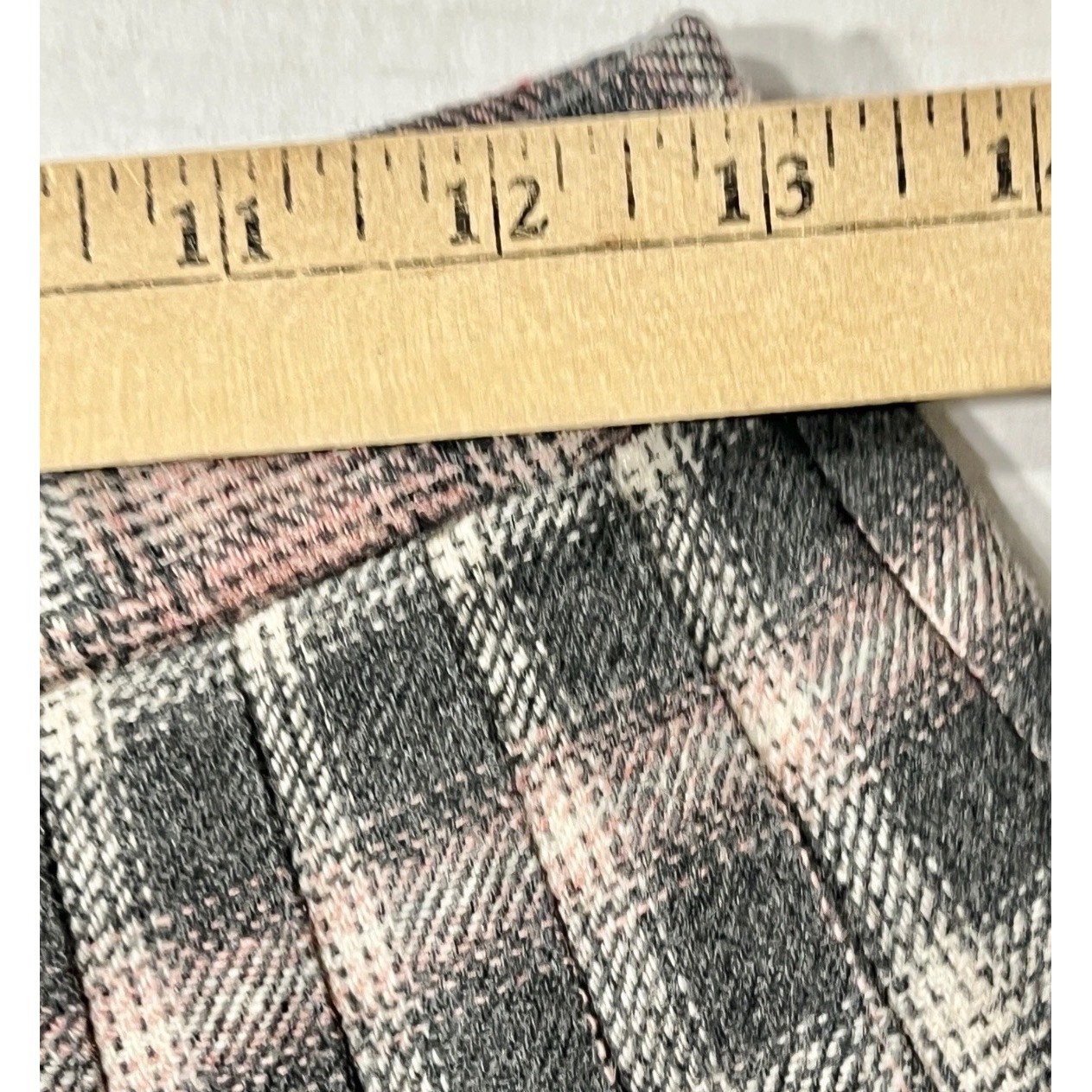 Vintage Pendleton Skirt 6P Pink Grey Plaid Wool Pleated Midi 90s Made in USA