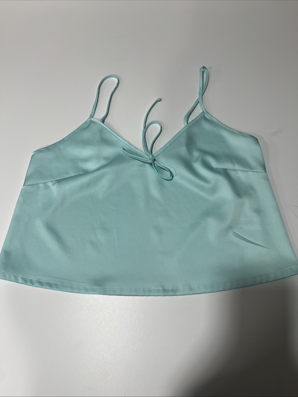 Y2K Colsie Camisole Tank Top Small Coquette Fairy Grunge Porcelain Blue