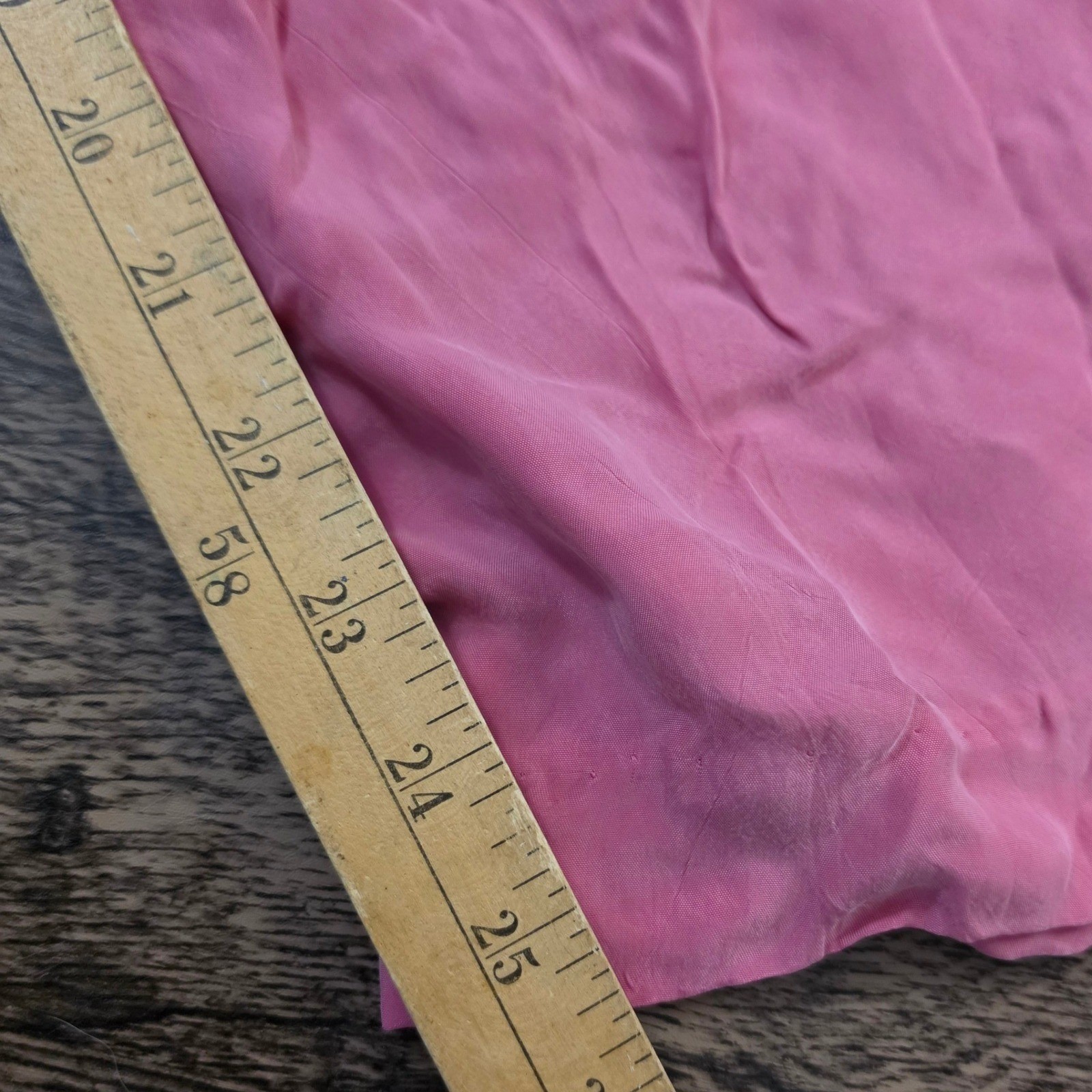 JO HARDIN Tapered Pants 25 small Pink Vintage High Waisted Smocked Elastic Waist