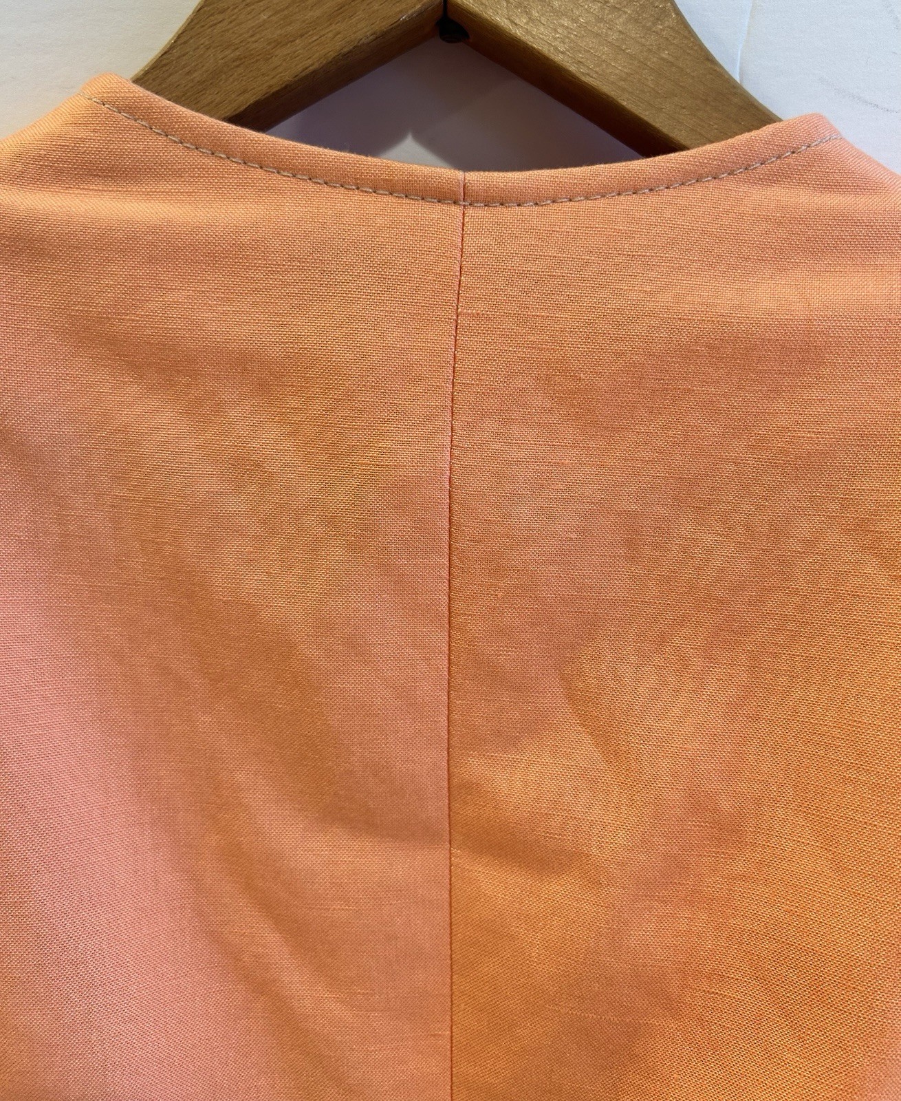 Isabella DeMarco Women’s Peach Coral Blazer with Snap Button Closure, Size 6