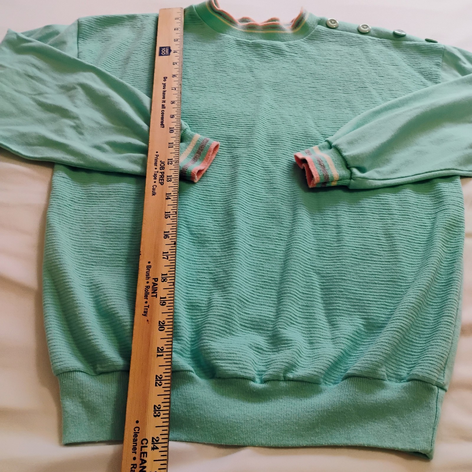 Vintage 80s Perry New York Skirt And Shirt Matching Set Wintergreen Sz Small Med