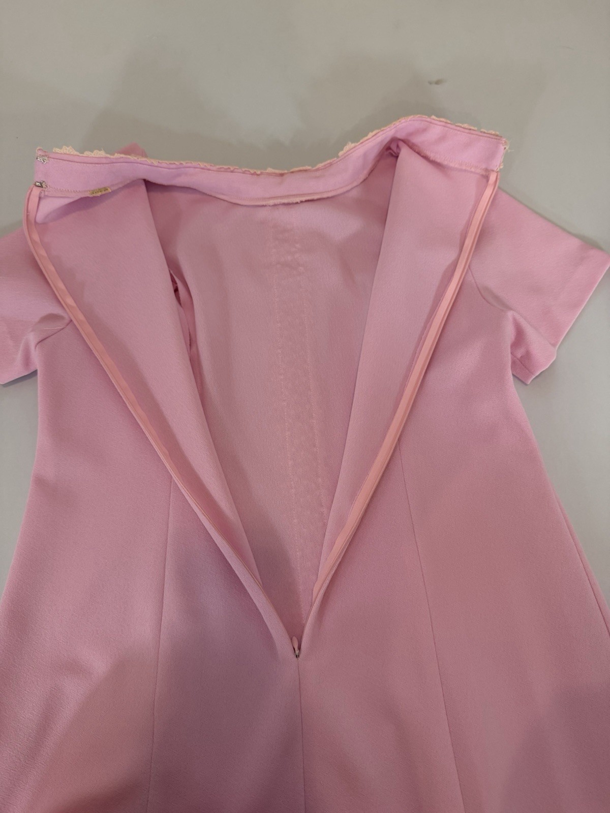 Vintage 1960s Alfred Werber Pink Coat Dress Set No Size Tag
