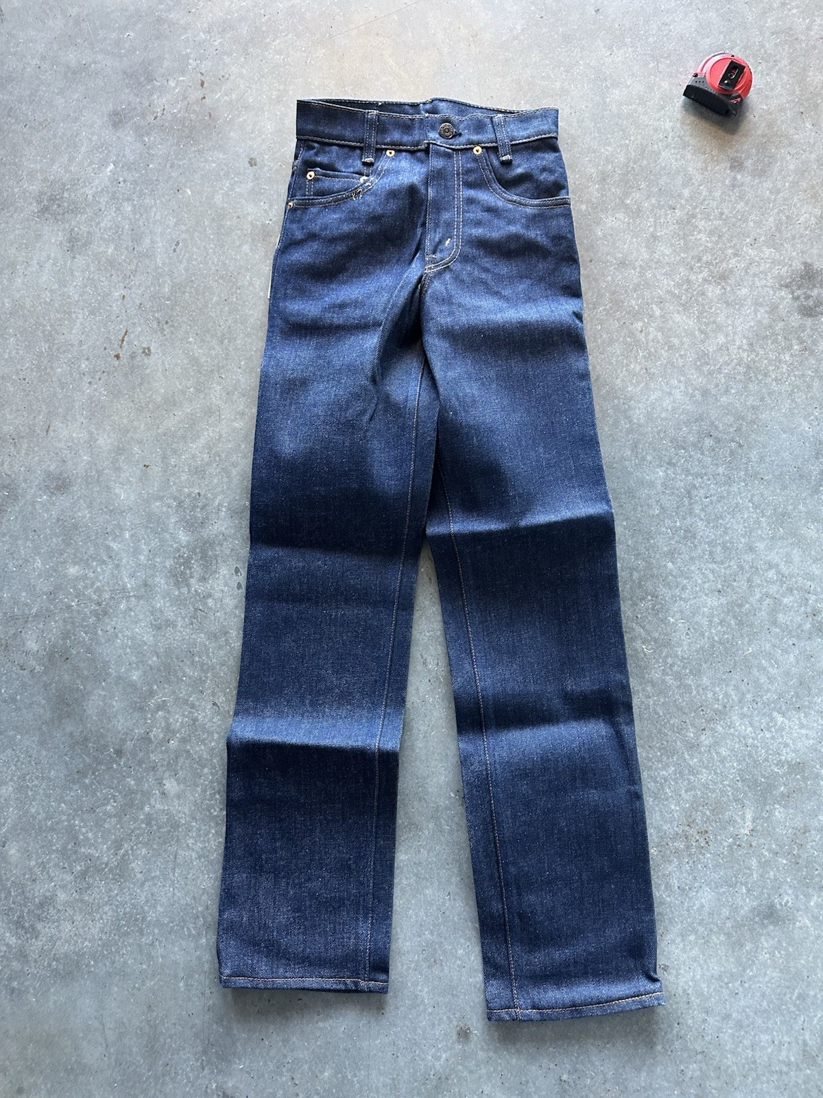 Vintage 80s Deadstock Levi’s Straight Leg Denim Jeans 22 X 31
