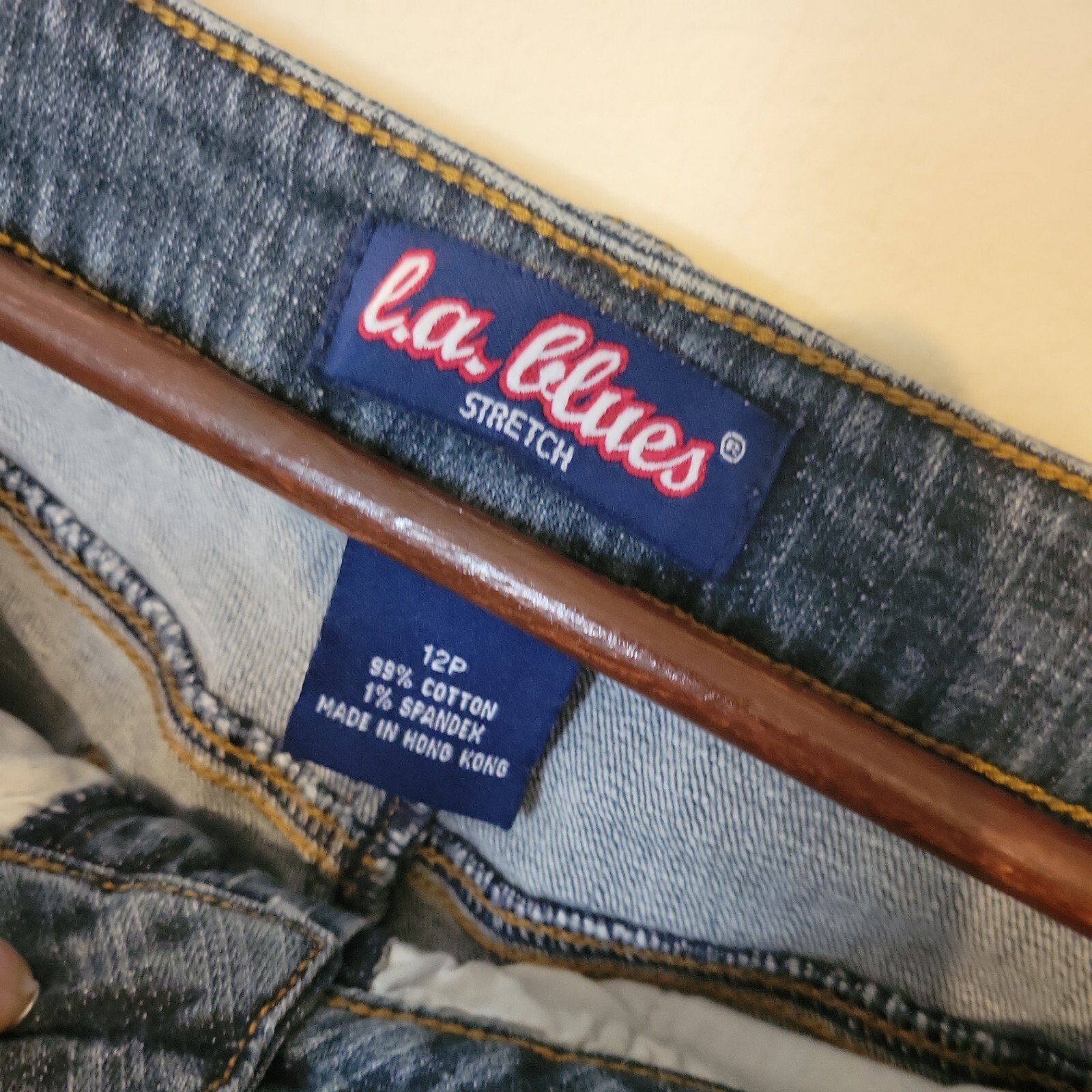 LA Blues stretch Women’s denim Jeans Size 12P 12 petites v nice!