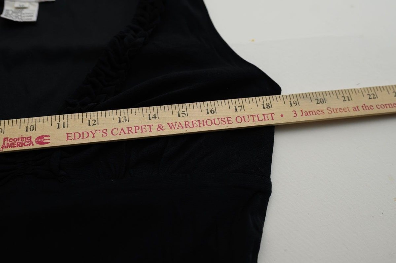 Vintage Evan-Picone Black ruffle dress 12 Goth Witchy cocktail Whimsigoth