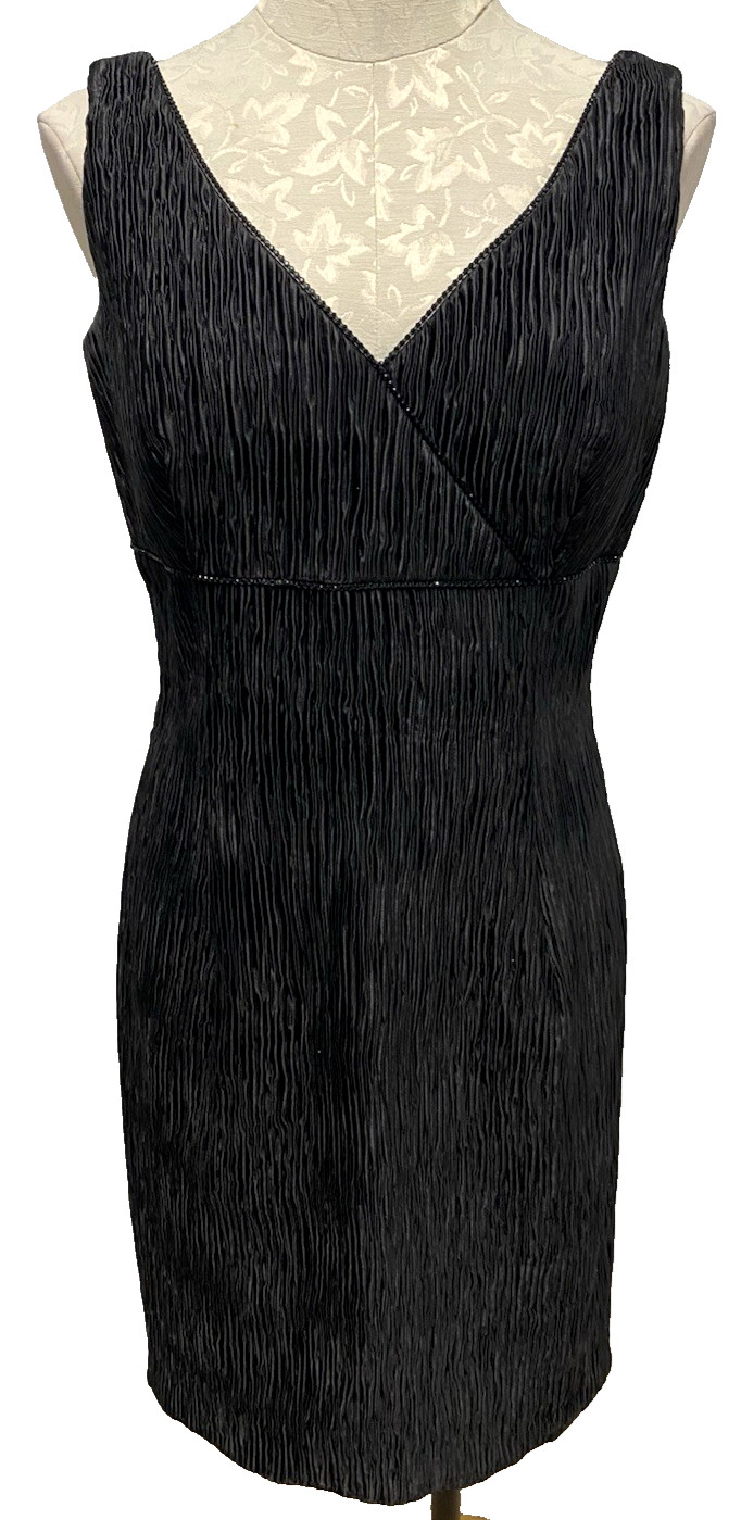 Vintage Daymor Couture 2 Piece Crepe Dress w/ Matching Jacket Women’s 8