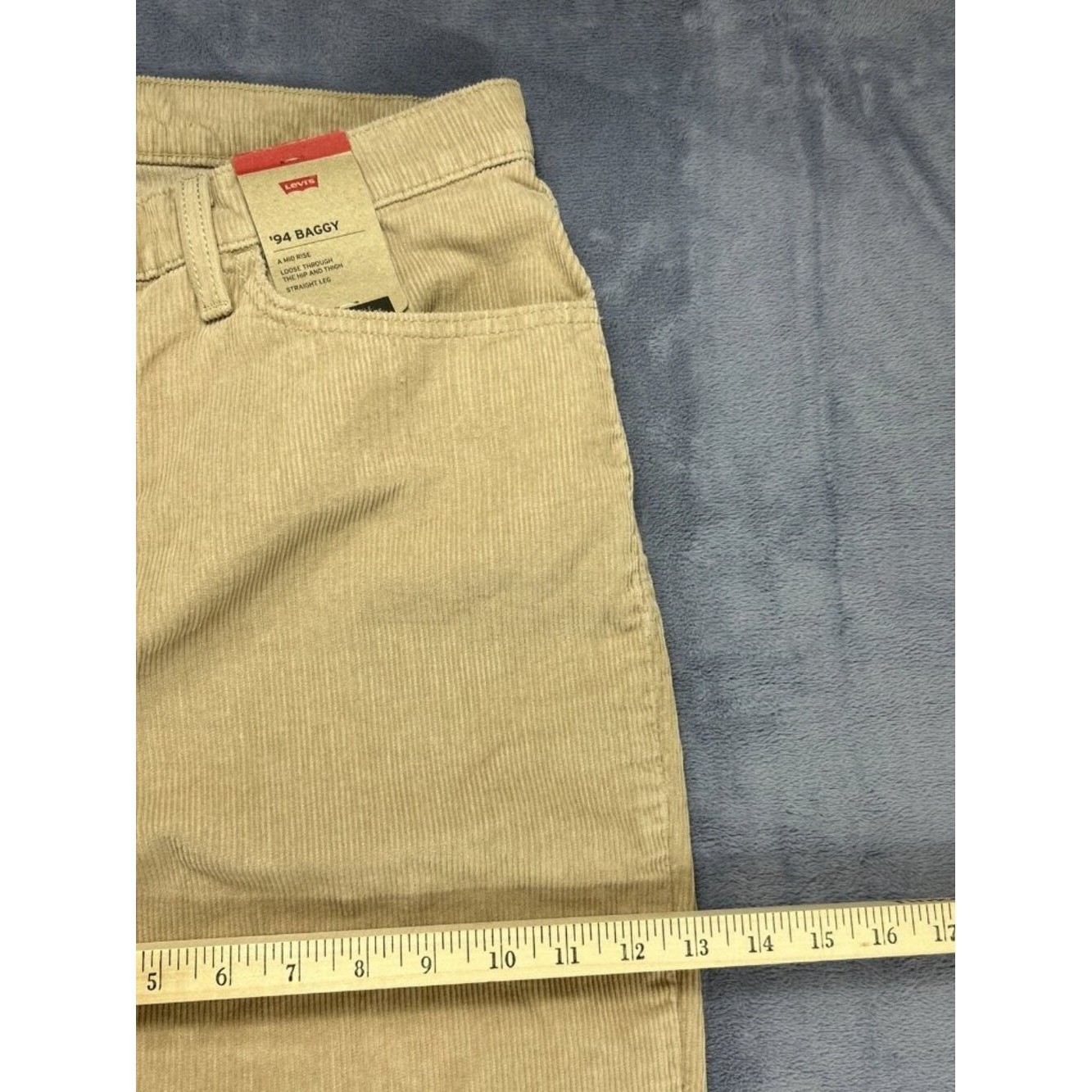 Levi’s Corduroy Pants Women’s 32×31 ’94 Baggy Dijon Loose Fit Straight Leg NWT