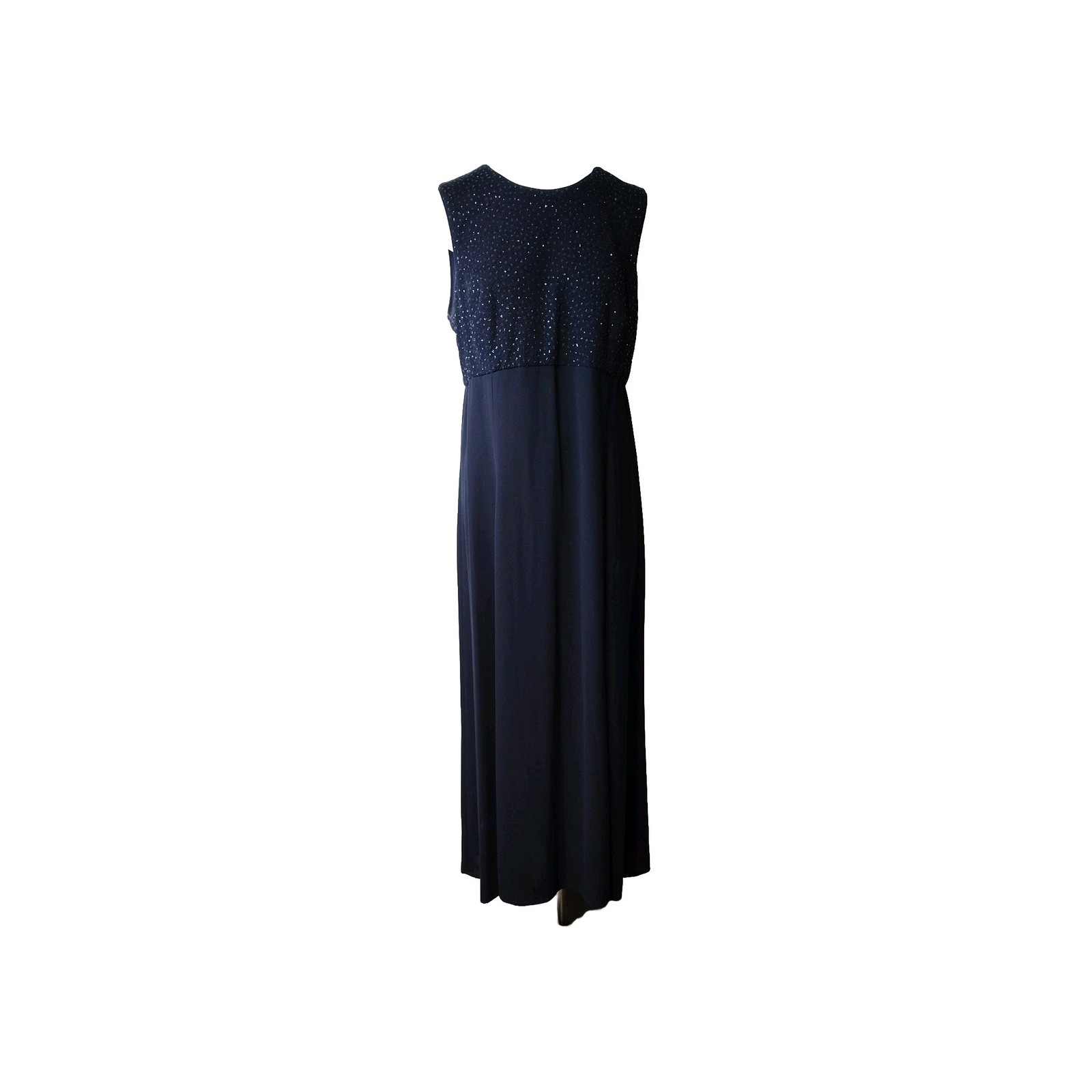 David Warren New York blue Formal Long women’s Dress Gown Sz 16