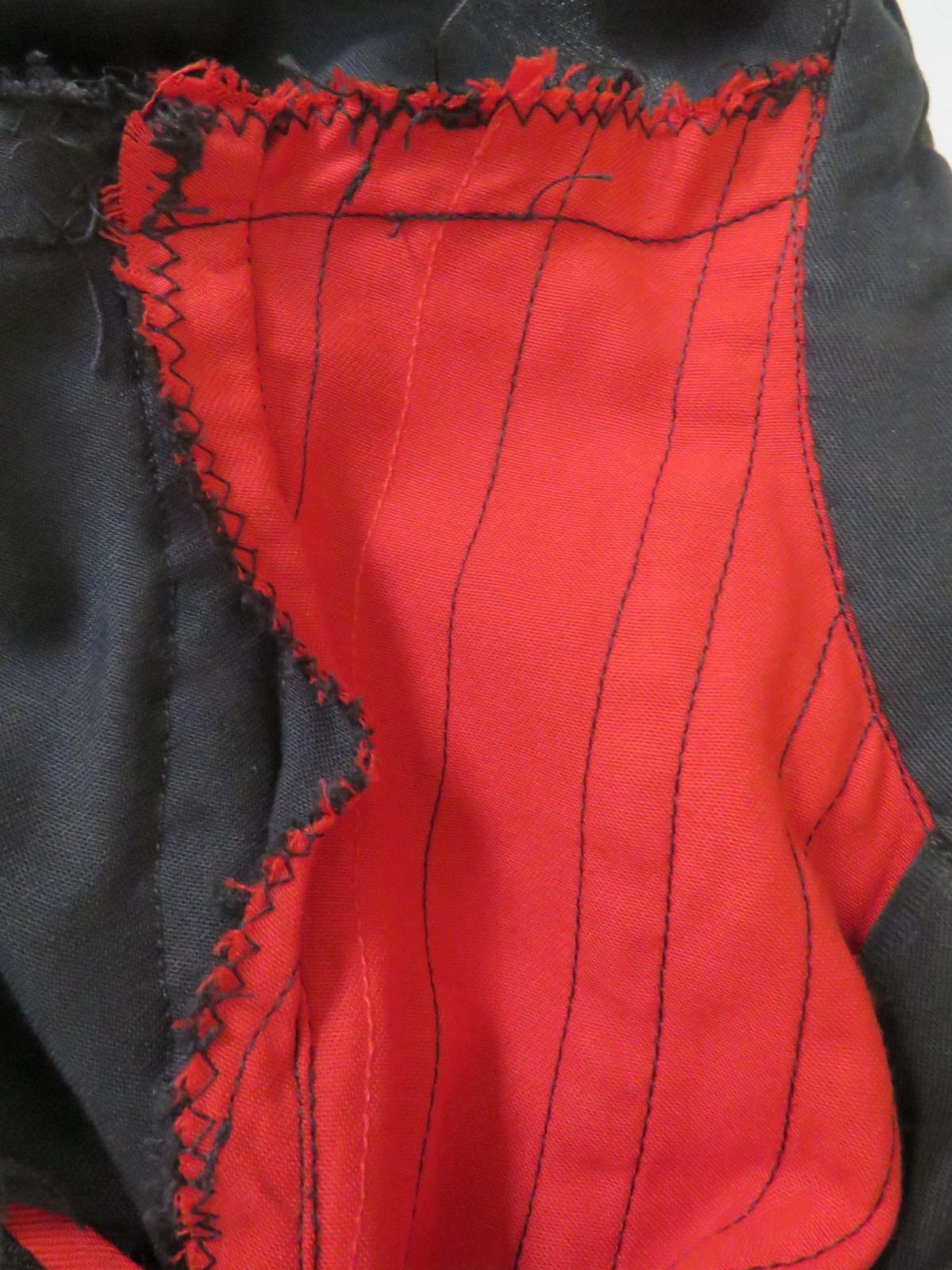 Folk Dress 70s Boho Black Floral Embroidered Long Leg Of Mutton Sleeve Sm/Md LNC