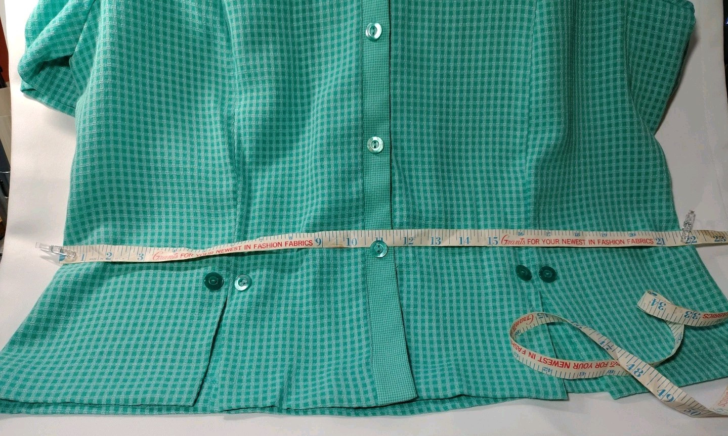 Miss Dorby Size 18 Vintage 2 Piece Aqua Dress