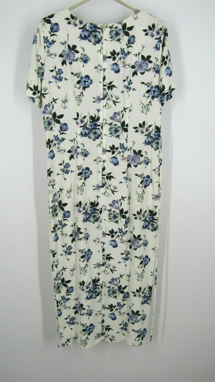 VTG Molly Malloy Dress Multicolored Flowers Size 10 cottagecore fairy prairie