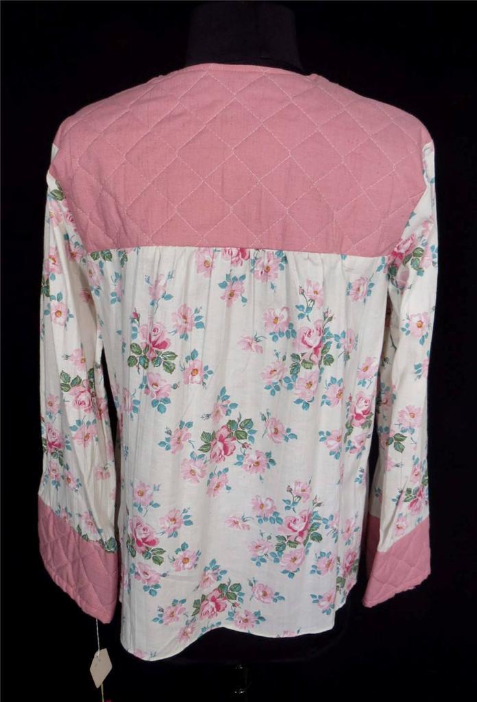 VERY RARE VINTAGE 1970’S „DEADSTOCK” NEVER WORN PINK FLORAL COTTON OUTFIT SIZE 8