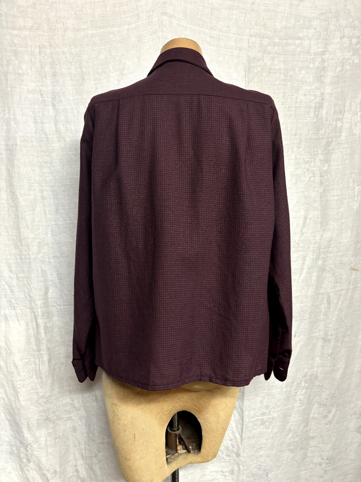 Women’s Vintage 1980s Gerard Darel of Paris Wool Top Blouse Neck Tie