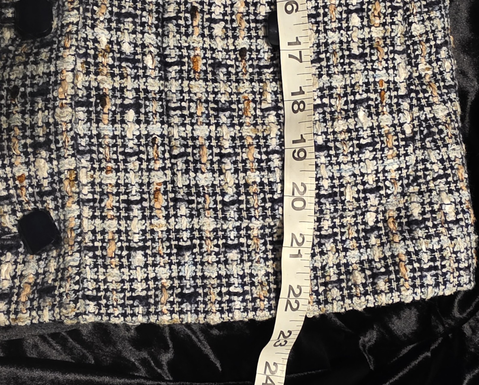 Vintage Tweed Academia Office Business Herbert Grossman Blazer Jacket Size 10