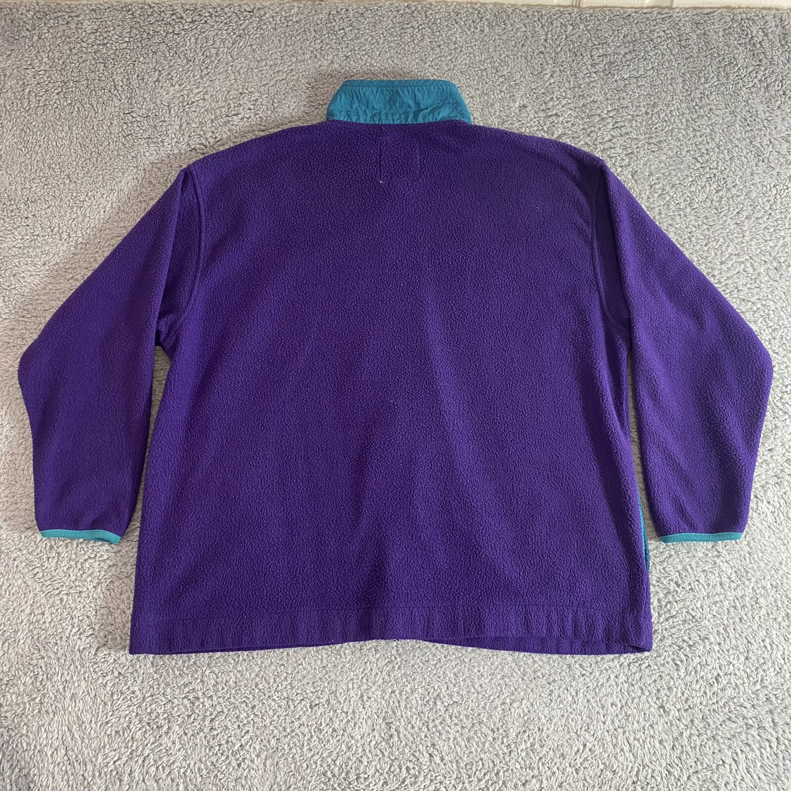 Vintage 90’s Venezia Vitale Fleece Jacket Women’s 14/16 Purple Pink Blue Zip