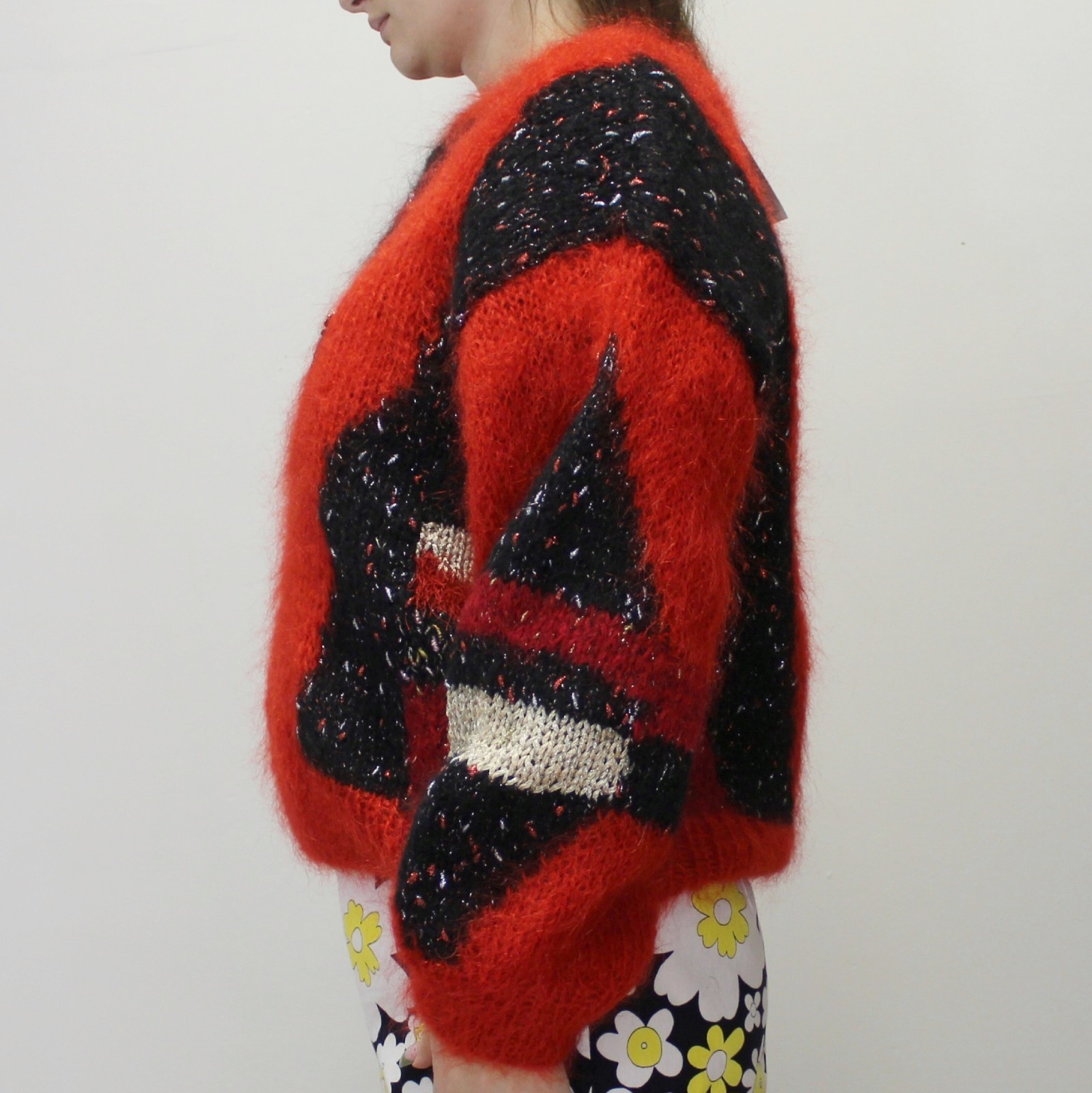 Vintage 80s Mohair Blend Sweater from Alba Handmade