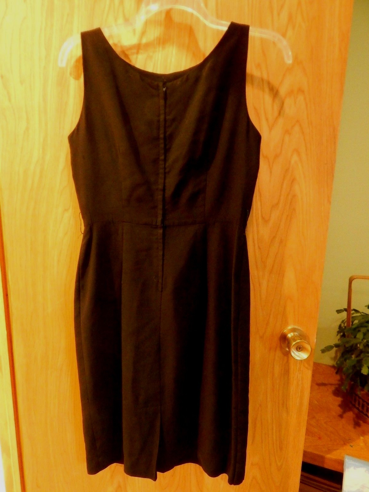 AUTHENTIC VINTAGE LITTLE BLACK DRESS Petal Skirt DRESSY Cocktail Party DRESS