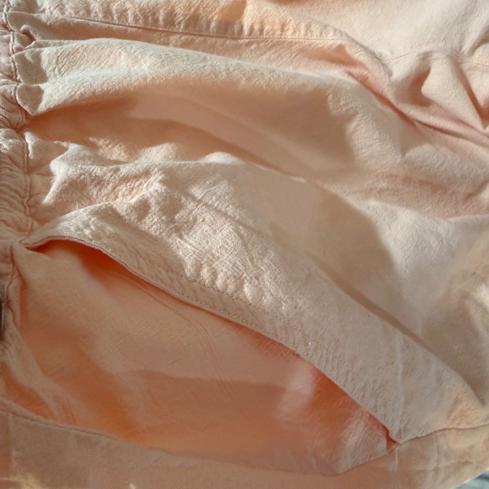 Vintage Peach Garden 100% Cotton Print Set Cottagecore Grannycore Gardencore