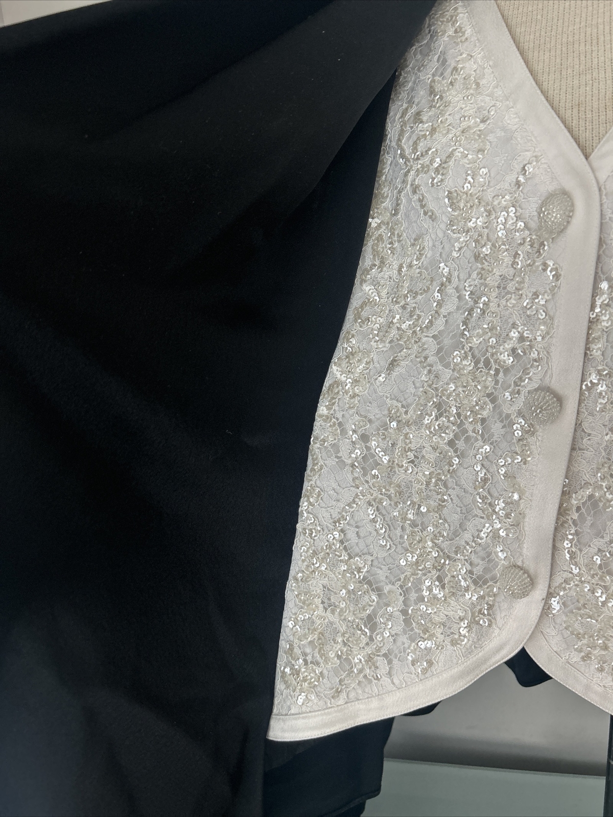 Daymor Couture Formal Skirt Suit Lace Beaded Sequin Size 18 NWT $550