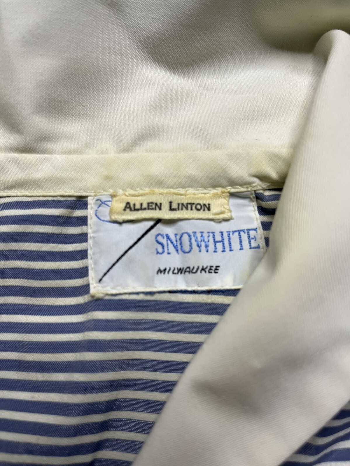 Vintage Allen Linton Snowhite Ole Miss Rebels School Of Nursing Uniform Stripes