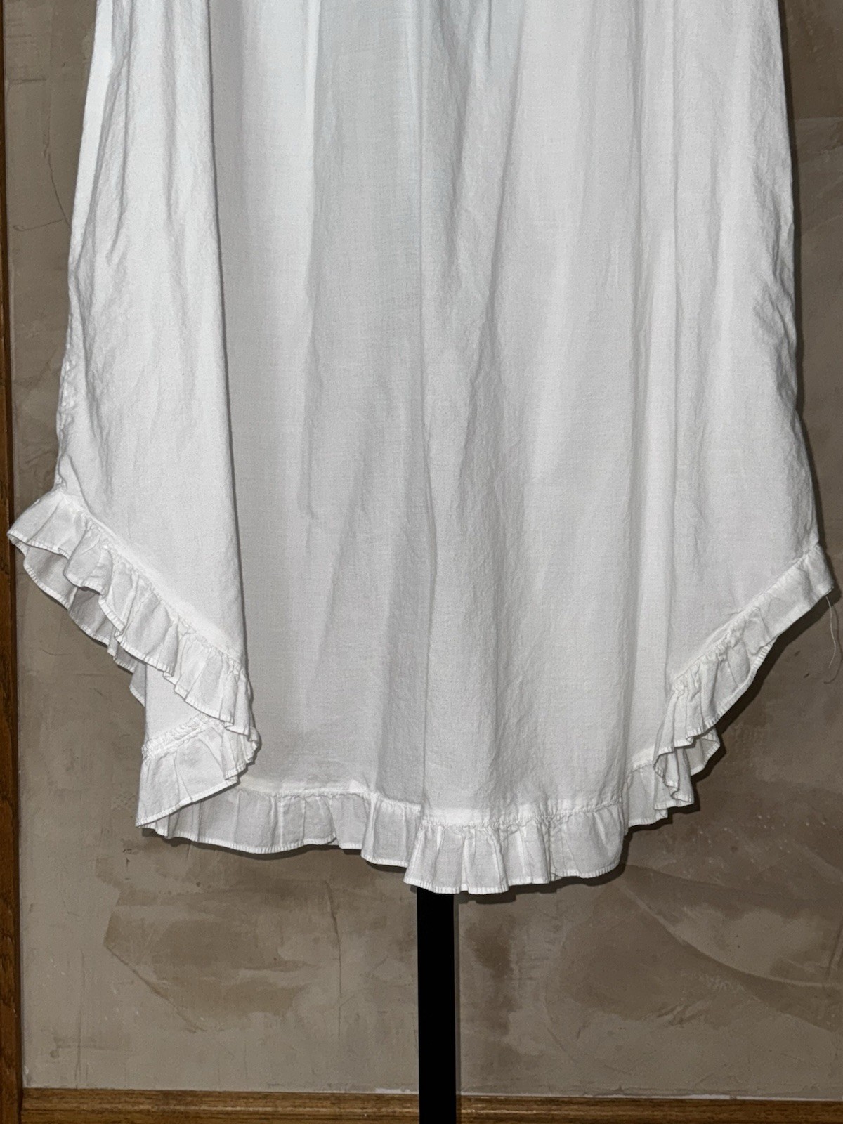 VTG Belle Pointe Nightgown Cottagecore White Day / House Dress Embroidered