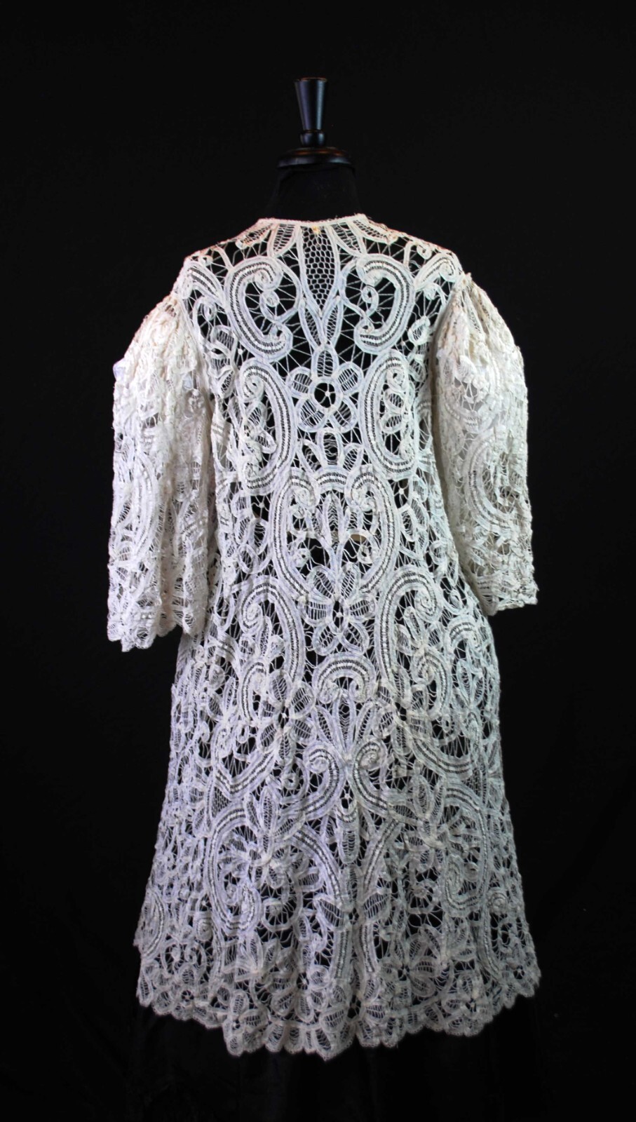 EDWARDIAN BATTENBURG TAPE LACE COAT 1915