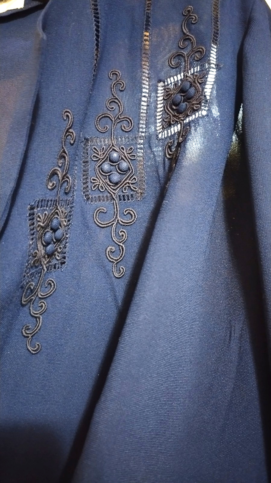 Vintage Mme Renaud Frocks – Silk or Rayon Blouse – Size S – Very Delicate 1940’s