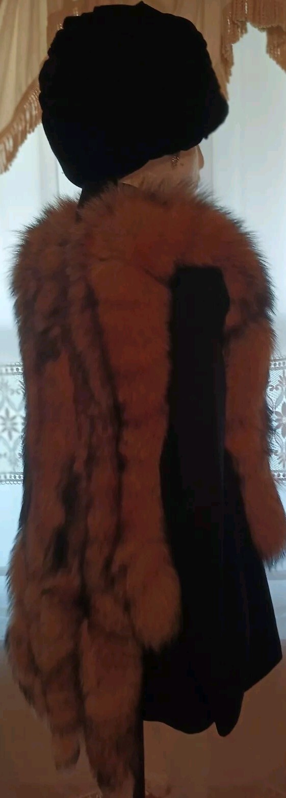 FOX VEST – SIZE SMALL/MEDIUM BY JACQUES SAINT LAURENT FOR F.C.I. PARIS NEW YORK