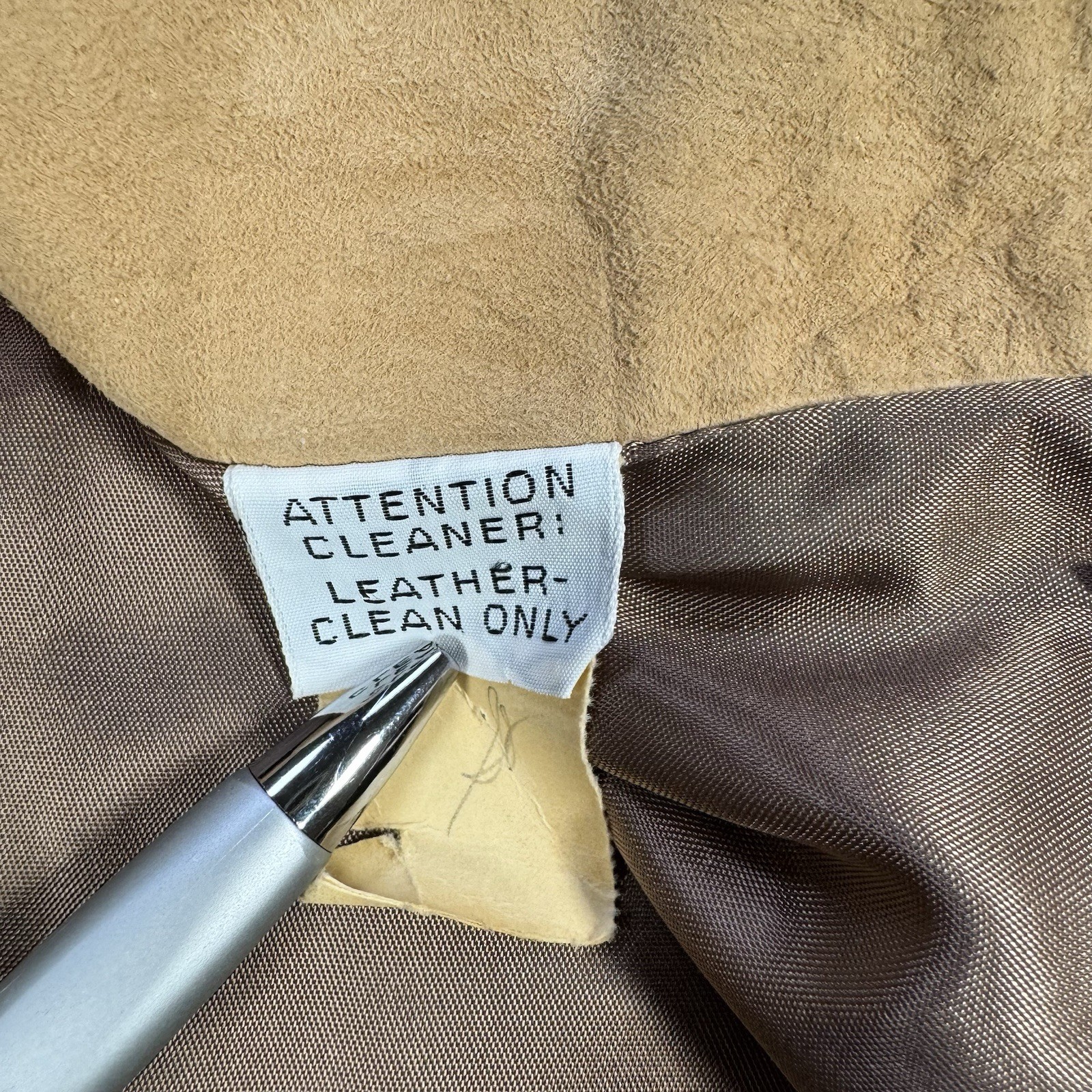 1970s Vintage New England Sportswear Co Suede Jacket Women’s 10 USA Tan