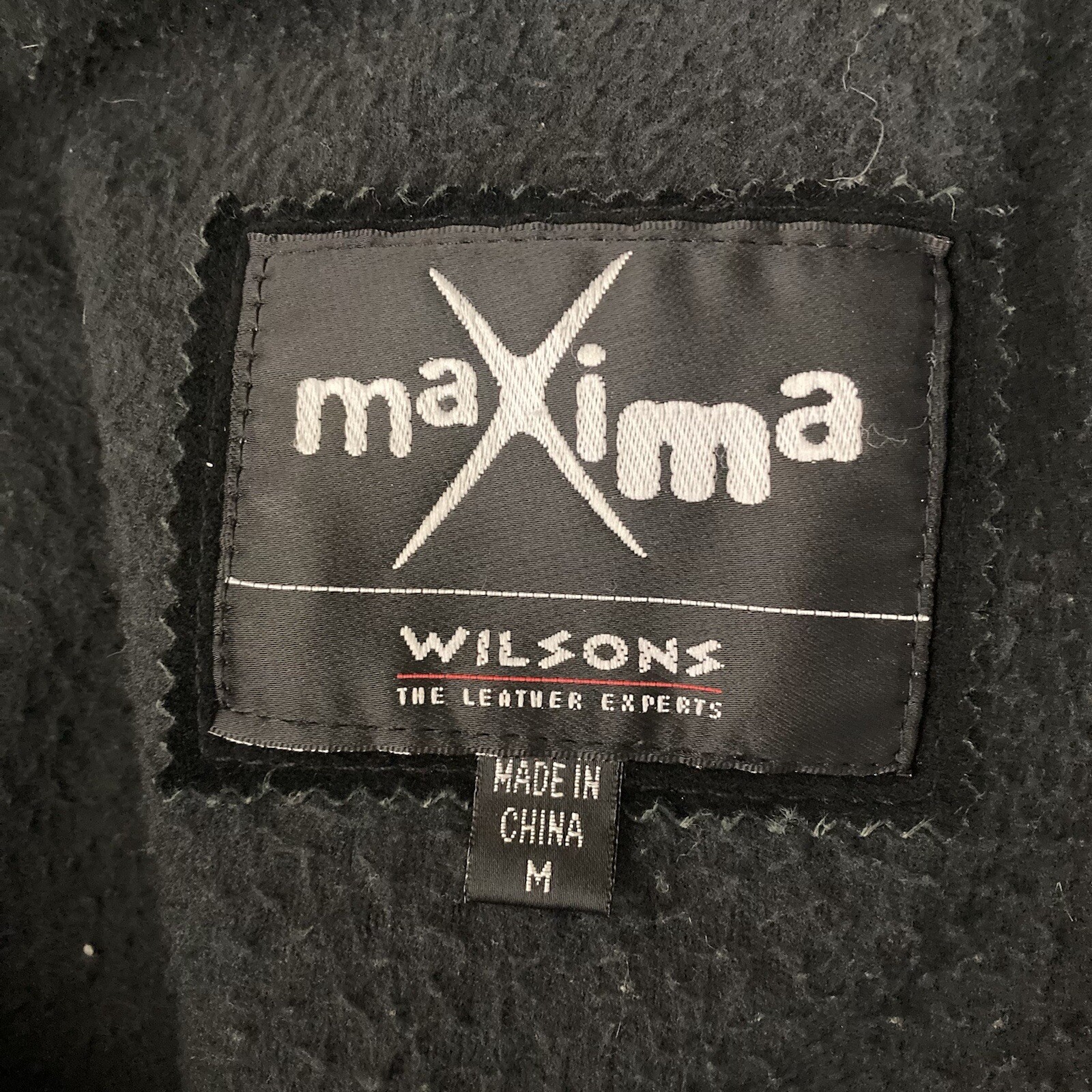 Vintage Maxima Wilsons Leather Suede Overcoat Women’s Medium Black Hooded