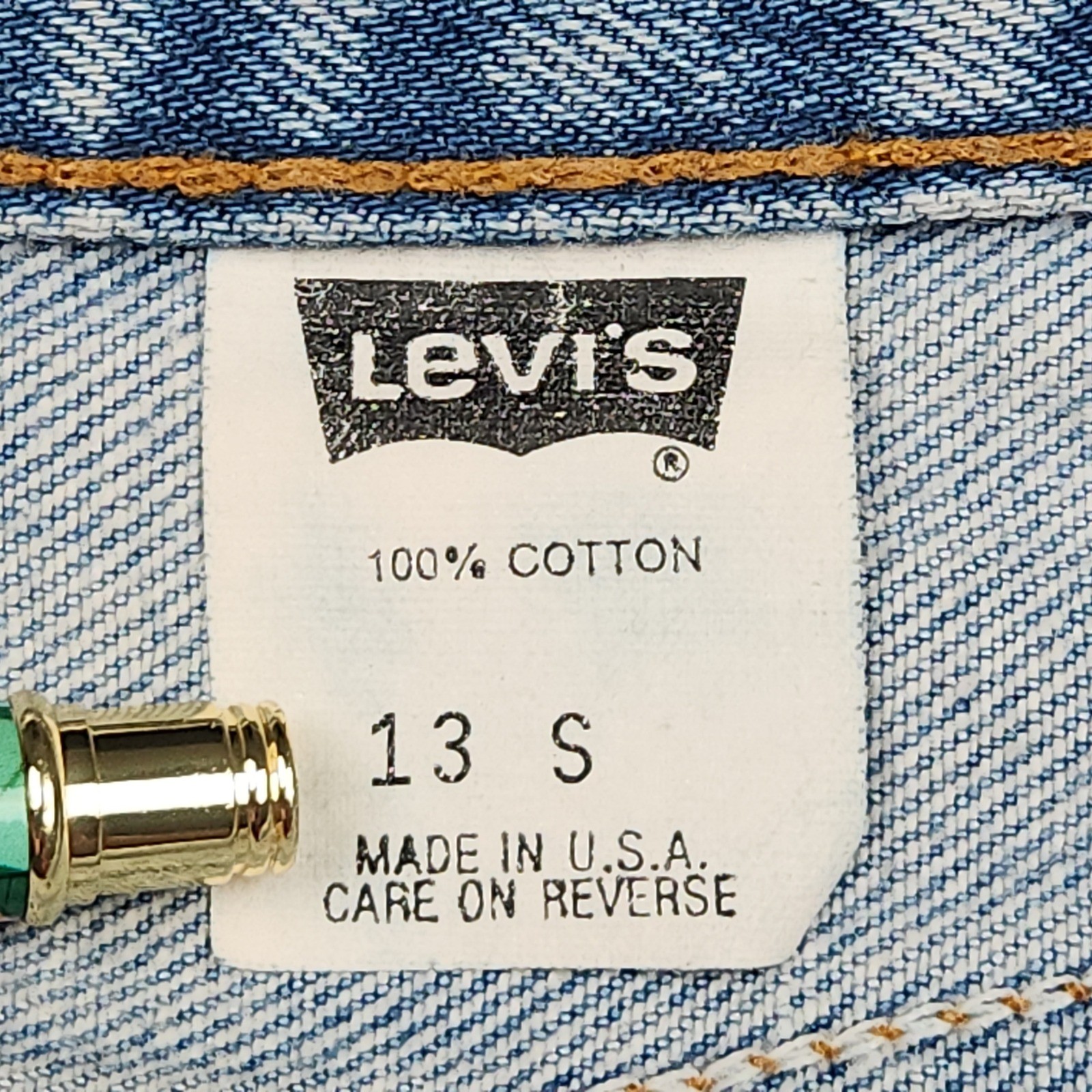 Vintage 90s Levi’s 501 28×29 Jeans 13 USA High Rise Button Fly Mom Jeans 13501