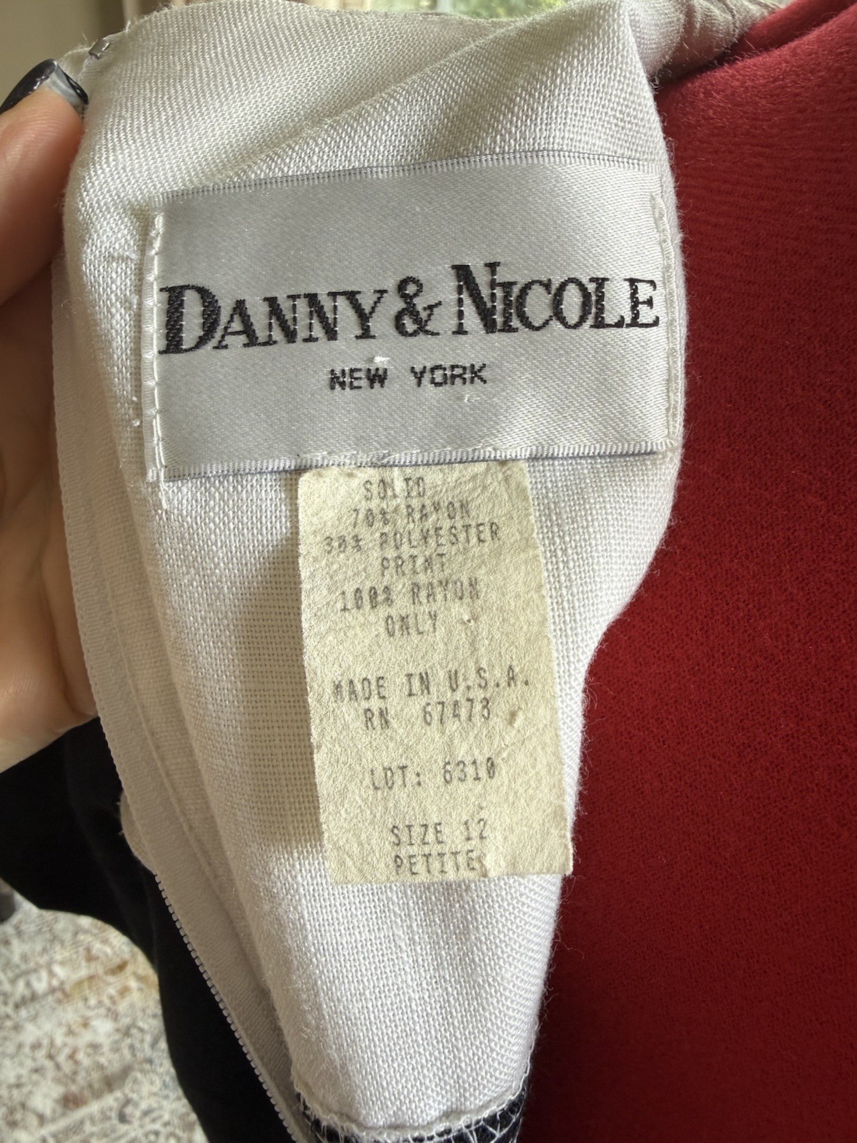 Vintage Danny & Nicole Size 12