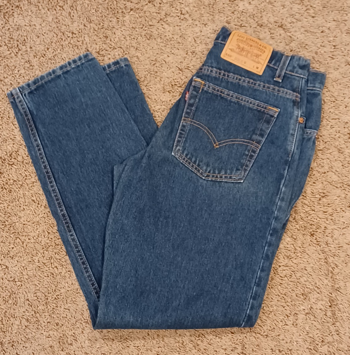 VTG Levi’s 550 Jeans Womens Size 13M Relaxed Fit Tapered Leg 31×30 USA 90s Mom
