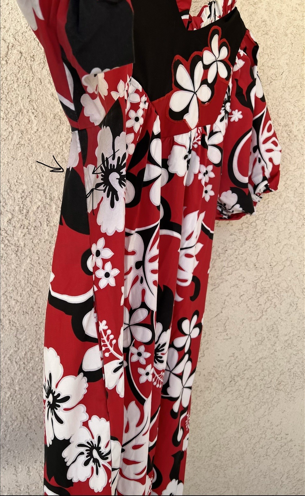 Carol Bennett Hawaii Muu Muu Inspired Dress Hawaiian Tiki Aloha L Vintage