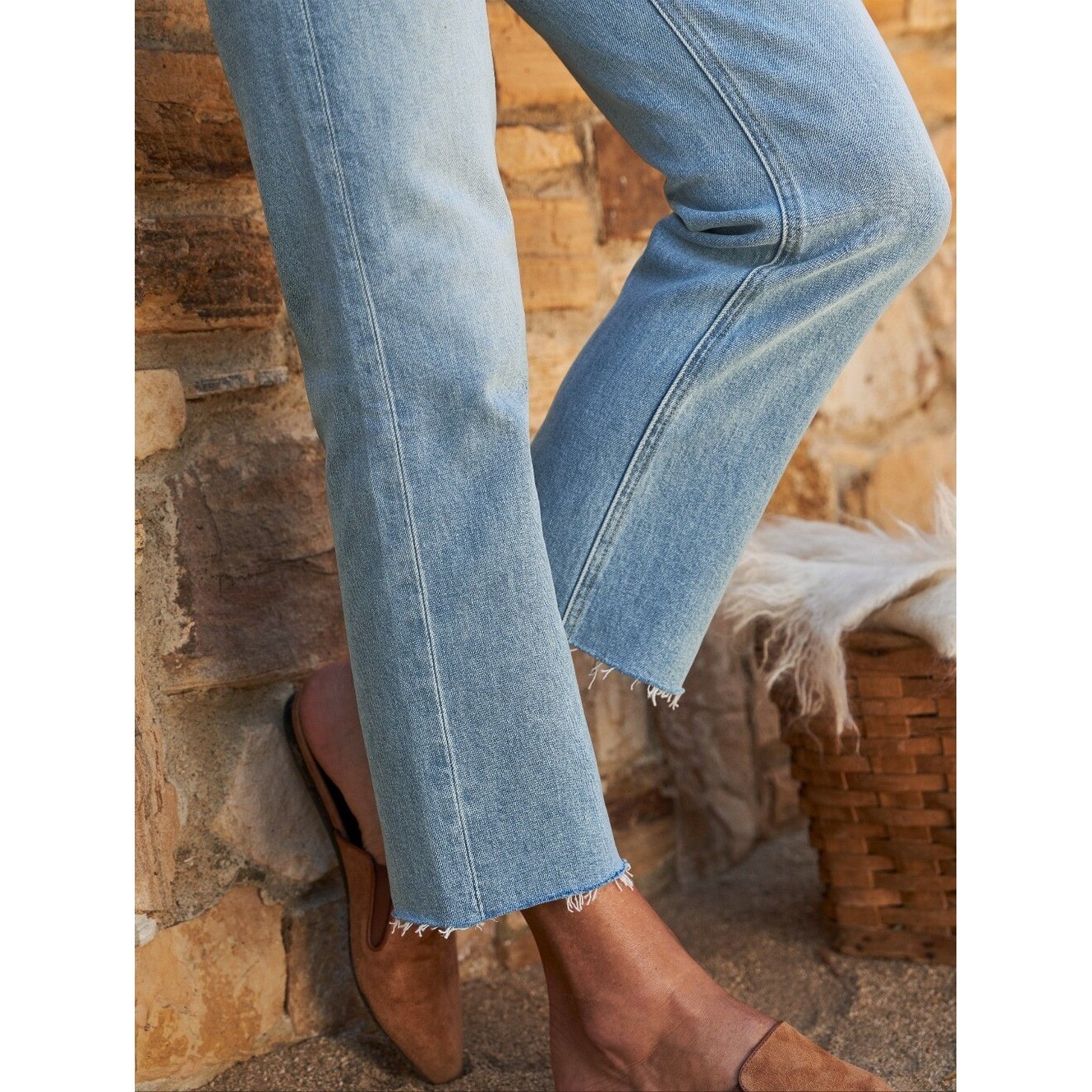 Frank & Eileen MONAGHAN 1990 Wash, Italian Vintage Denim Straight Leg Jean, W25