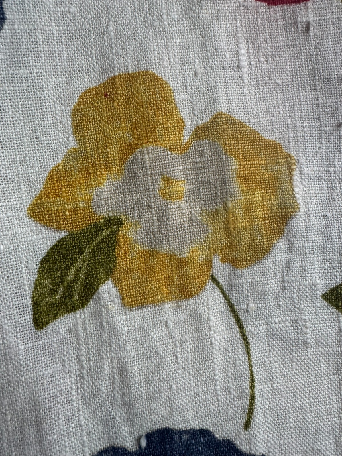Historic Linen Jacket Handmade Size 40/42 Vintage Floral✨