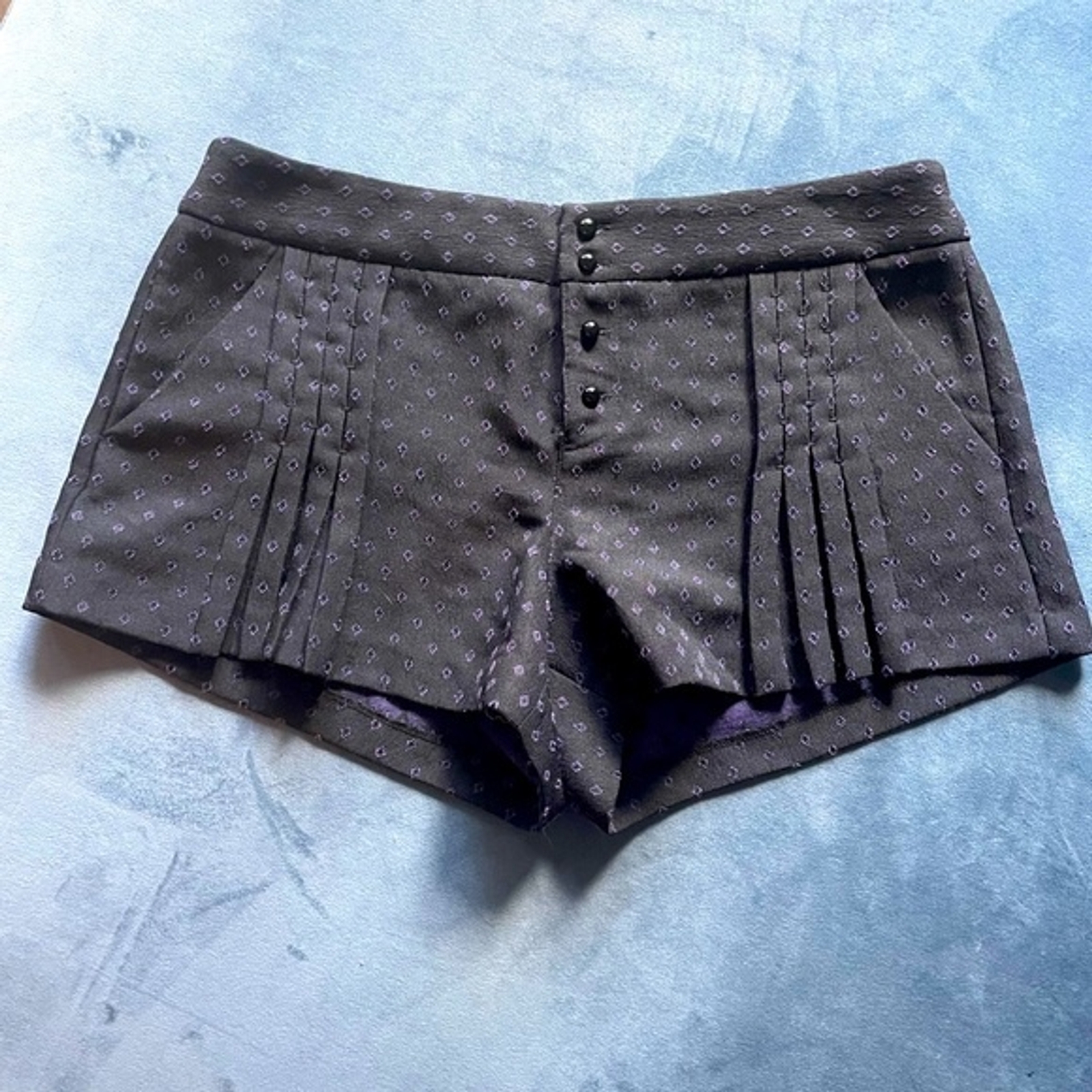 Armani Exchange Women Black Dressy Shorts 4