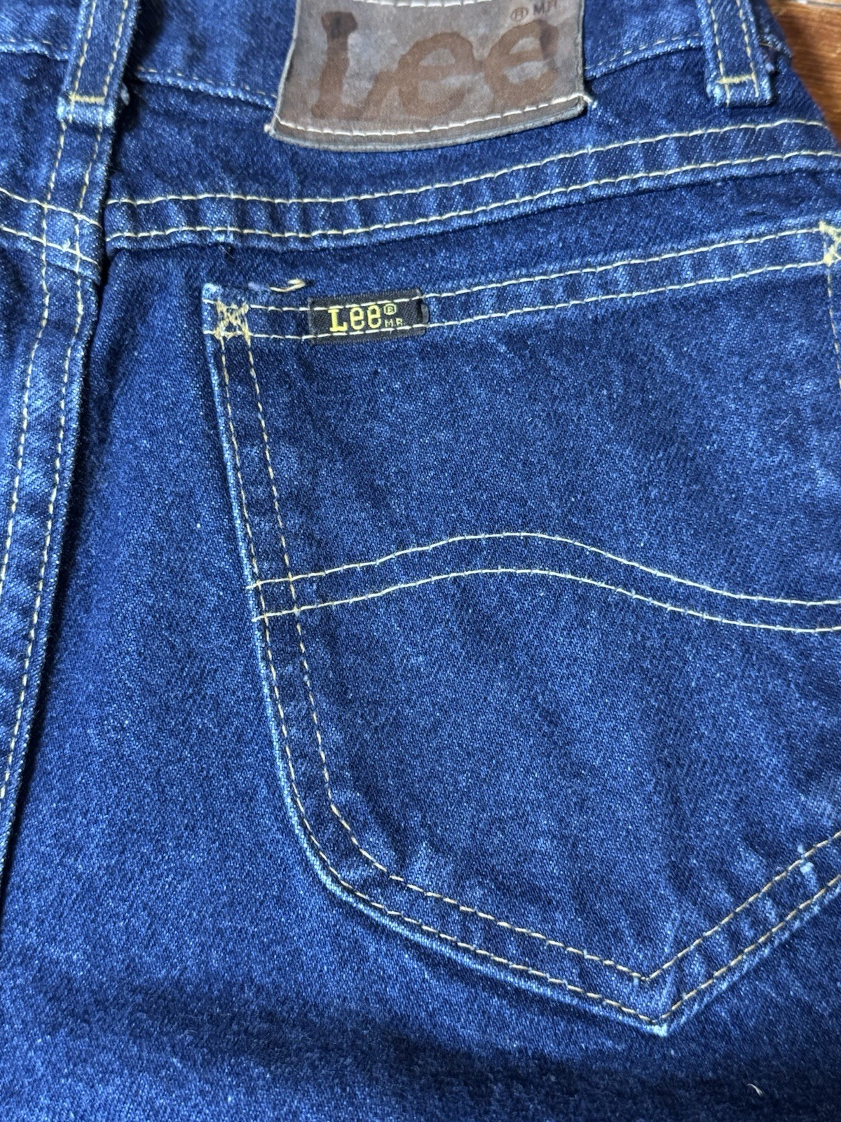 Vintage Lee Riders Women’s Jeans Made USA High Rise Straight Leg Size 7 Med