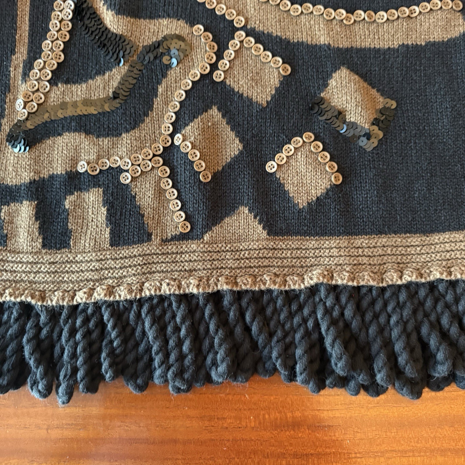 I.B. Diffusion Women’s Small Cardigan Sweater Lot of 2 Vintage 90s Black Brown