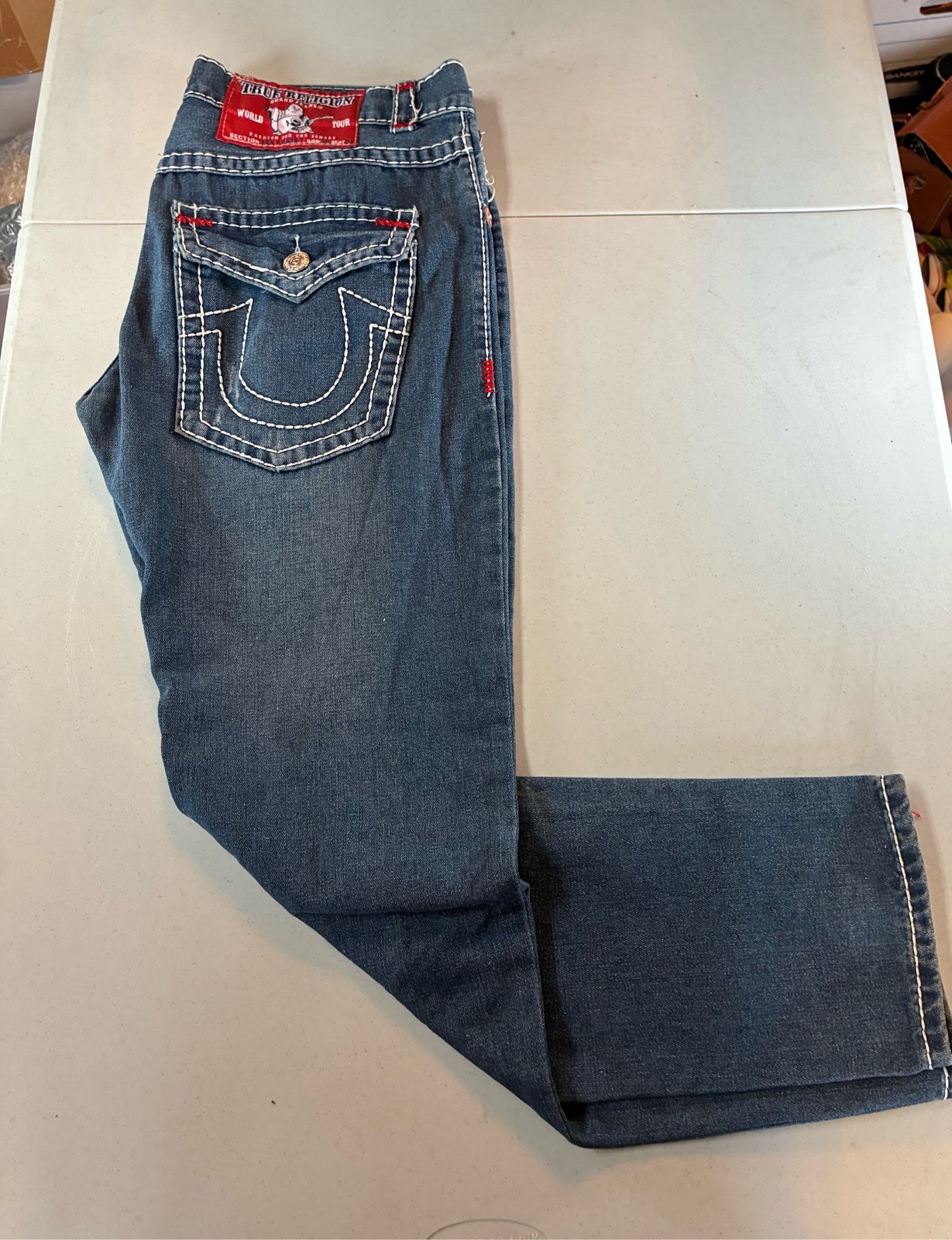 True Religion Ricky Super T Jeans Great Pair Super Look 36 Waist