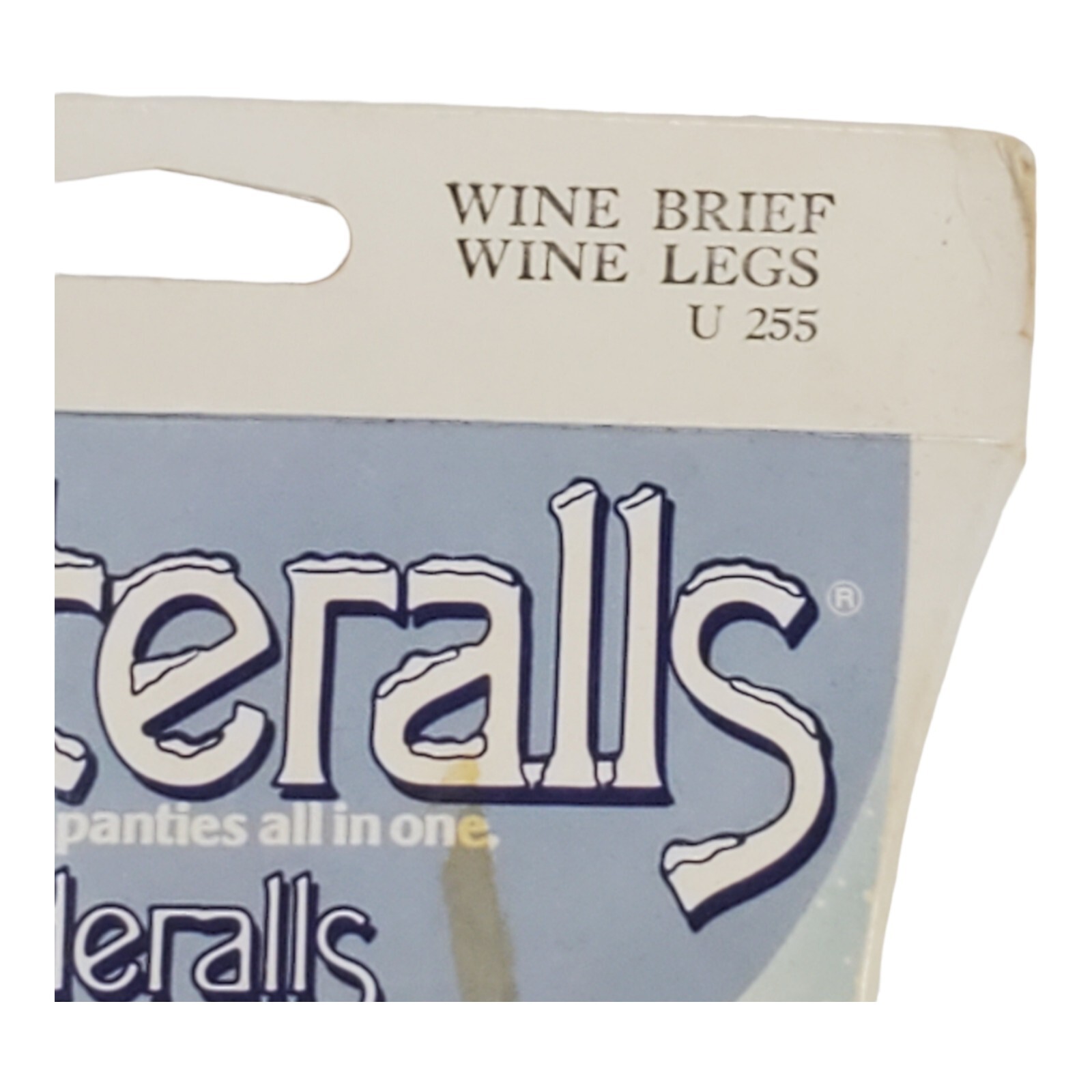 New Vintage 1983 Hanes Winteralls Underalls Pantyhose Wine Size C-D Style 380