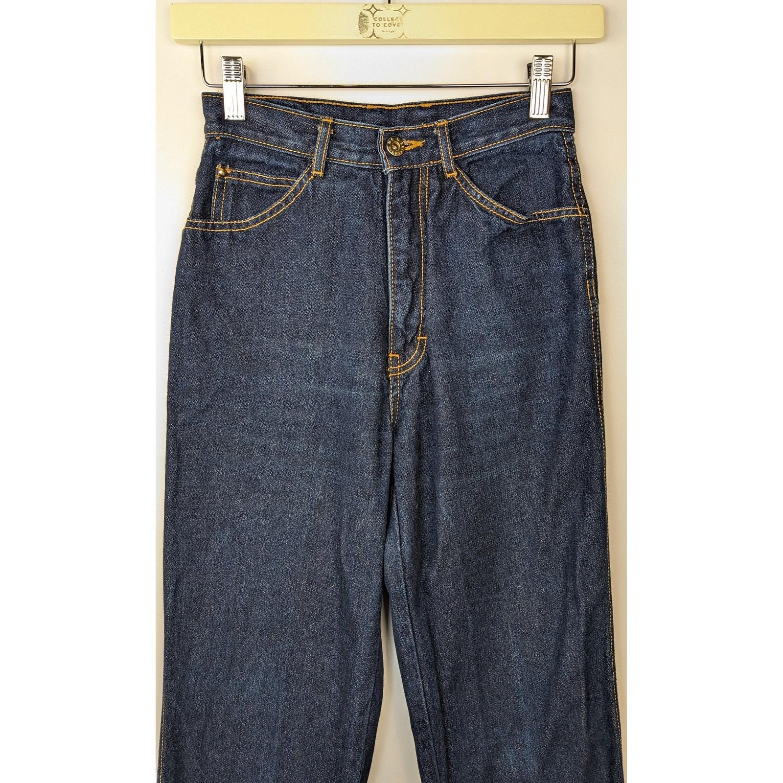 Vintage 70s Brittania jeans dark wash high waisted jeans Star pocket