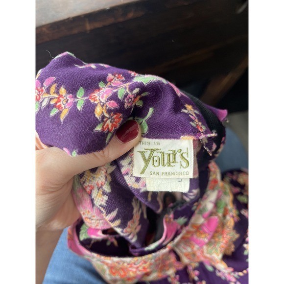This is Yours San Francisco Vintage 70s Floral Maxi Dress